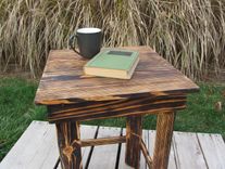 Nightstand Side Table Made From Reclaimed Pallet Wood 4 small