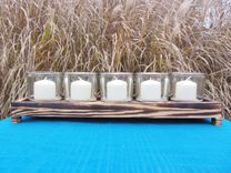 Reclaimed Wood Candle Holder Made From Reclaimed Pallet Wood Votive Candle Holder 1 small
