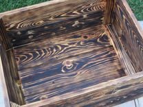 Medium Wood Crate Stackable Made From Reclaimed Wood Pallets 1 small