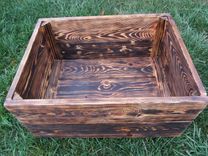 Medium Wood Crate Stackable Made From Reclaimed Wood Pallets 4 small