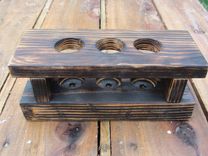 Desk Organizer Made From Reclaimed Wood Pallets - Wood Desk Caddy - Wood Desk Storage 2 small