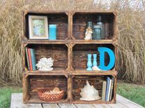 Small Wood Crate Stackable Made From Reclaimed Wood Pallets Set Of 6 Crate Set 1 small