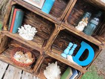 Small Wood Crate Stackable Made From Reclaimed Wood Pallets Set Of 6 Crate Set 2 small