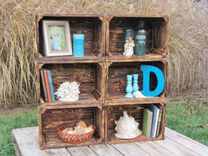 Small Wood Crate Stackable Made From Reclaimed Wood Pallets Set Of 6 Crate Set 3 small
