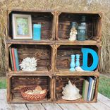 Small Wood Crate Stackable Made From Reclaimed Wood Pallets Set Of 6 Crate Set 4 small