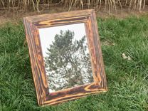 Mirror 23x27 With Wood Frame - Any Size Available - Made From Reclaimed Wood Pallets 3 small