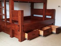 Twin Xl Over Queen Bunk Bed With Storage 2 small
