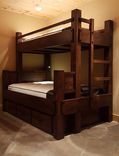 Twin Xl Over Full Bunk Bed With Drawer Storage 1 small