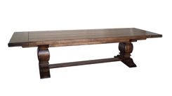 Rustic Alder Trestle Table And Bench Set 3 small