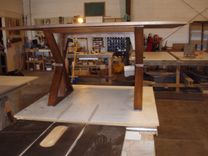 Black Walnut Trestle Table 3 small