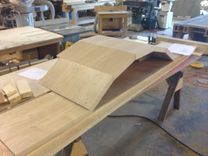 Hand Carved, Solid Alder Vanity Front 3 small