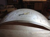 Hand Carved, Solid Alder Vanity Front 6 small