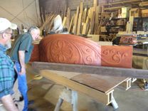 Hand Carved, Solid Alder Vanity Front 9 small