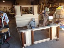 Antique Quarter-Sawn White Oak Bed Expansion 9 small