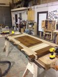 Antique Quarter-Sawn White Oak Bed Expansion 11 small