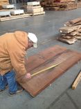 Hand Carved Solid Claro Walnut Sofa 3 small