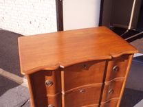 Solid Cherry Serpentine Chest Of Drawers 3 small