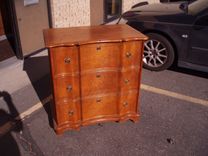 Solid Cherry Serpentine Chest Of Drawers 6 small
