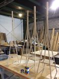 For Sale - Solid Oak Parisian Coat Racks 1 small