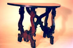 "Jacobean Trader" - Flemish Jacobean/Renaissance Era Demi-Lune Table 1 small