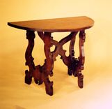 "Jacobean Trader" - Flemish Jacobean/Renaissance Era Demi-Lune Table 2 small