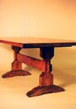 "Buffalo Mountain Lodge" - Alder Trestle Dining Table 2 small