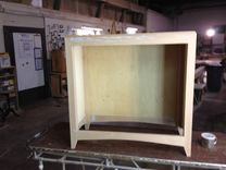 Flame Grain Walnut Panel Shoe Cabinet 5 small