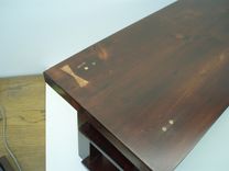 Genkan Bench / Entryway Bench In White Oak And Fir 2 small