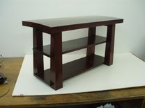 Genkan Bench / Entryway Bench In White Oak And Fir 1 small