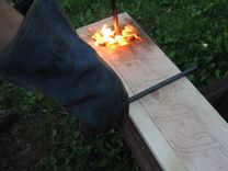 Camp Sign - Wood Burnt 2 small