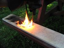 Camp Sign - Wood Burnt 3 small