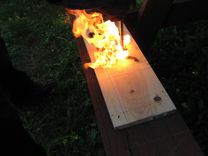 Camp Sign - Wood Burnt 1 small