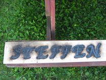 Camp Sign - Wood Burnt 4 small