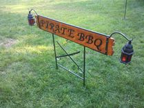 Business Sign - Custom Burnt 10 small