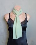 Celery Chiffon Scarf 5 small