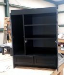 Black Lacquer Built In Media Unit With Led Lighting 2 small
