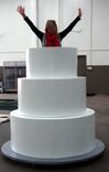 Theme Prop, Giant Pop Out Cake 2 small