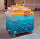 Themed Rolling Supply Cart 1 small