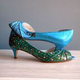 Custom Peacock Shoes 1 small
