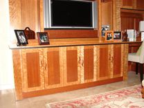 Exotic Wood Wall Unit By Michael Pratt Woodworking 5 small