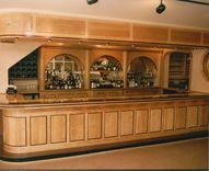 Curly & Tigar Maple Bar For  Restauant In Saratoga Springs Ny 2 small