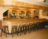 Curly & Tigar Maple Bar For  Restauant In Saratoga Springs Ny 1 small