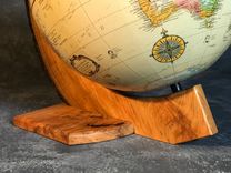 Cherry Burl Globe – Beautiful, One-Of-A-Kind, Live Edge 5 small
