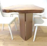 Contemporary Wood And Steel Dining Table / Executive Desk 5 small