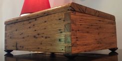 Reclaimed American Wormy Chestnut Box 3 small