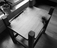 3 Oaks Stool- White Oak, Wormy Chestnut, Red Oak 6 small