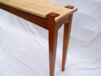 Hall Table Of Mahogany And Maple 3 small