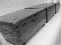 Wormy Chestnut Boxes 4 small