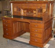 Custom Built  Roll Top Desk 3 small