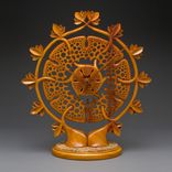Carved Mantle Clock "Celtic Garden" 1 small